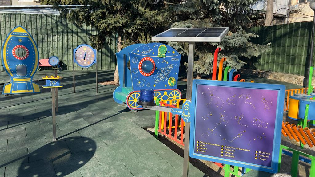 Научная детская площадка поселке Сосново